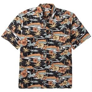 GO BAREFOOT 	1	Men's Button-Down Short-Sleeve SHIRT SIZE XL